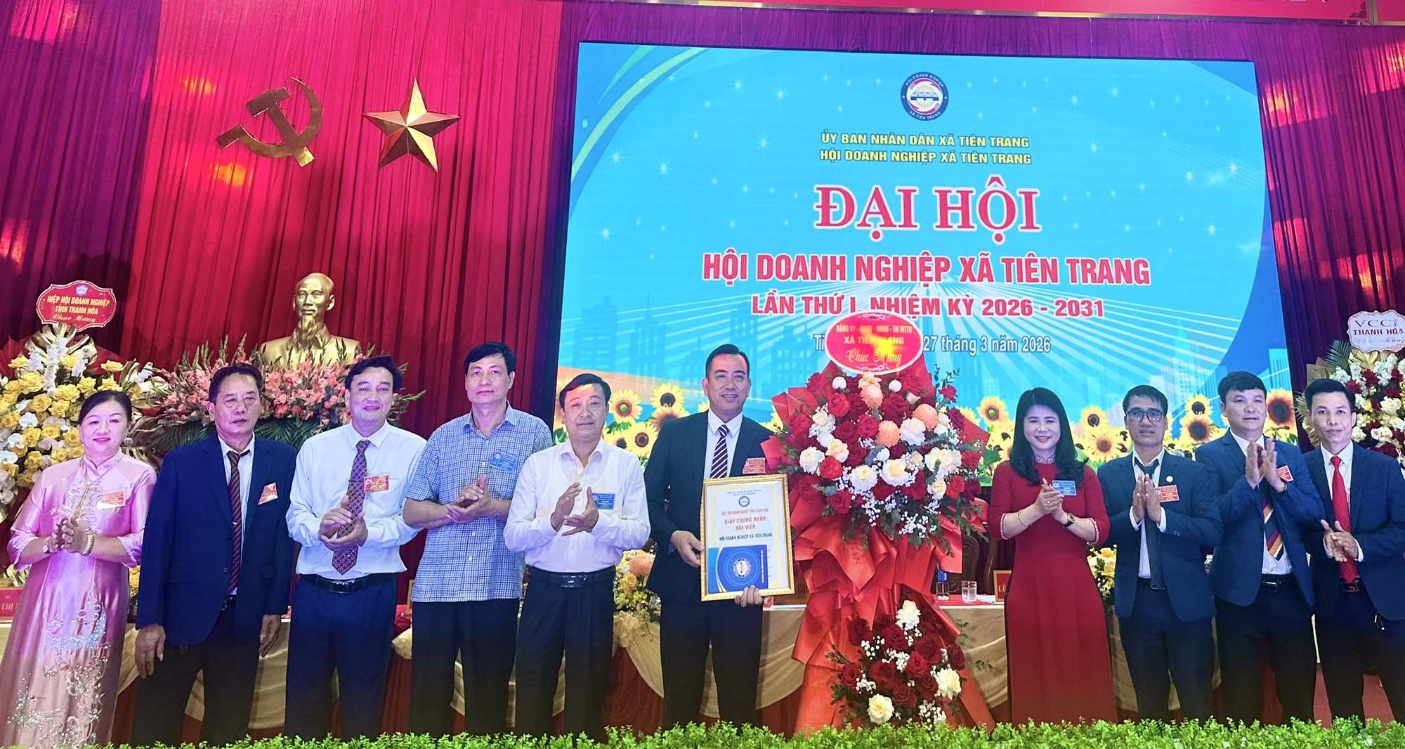 Đại hội Hội Doanh nghiệp xã Tiên Trang