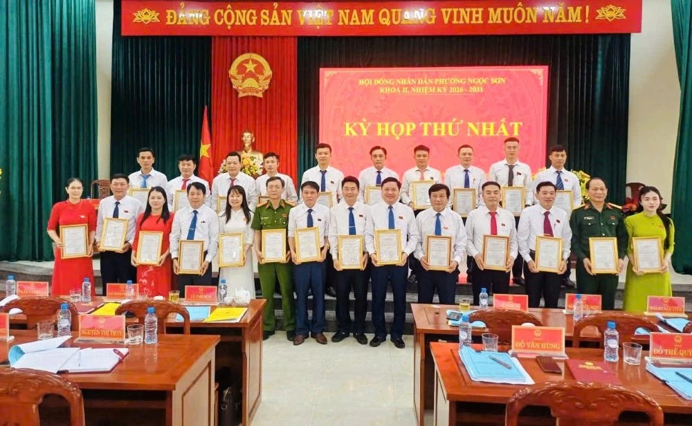 Kỳ họp thứ nhất, HĐND phường Ngọc Sơn, nhiệm kỳ 2026-2031