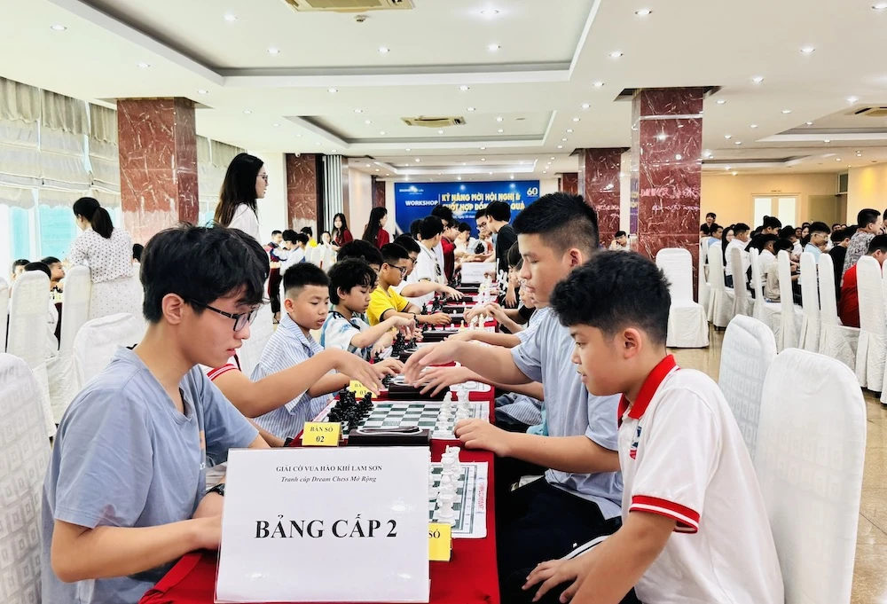 Sôi nổi Giải cờ vua “Hào khí Lam Sơn” lần thứ III năm 2026 tranh Cúp Dream Chess