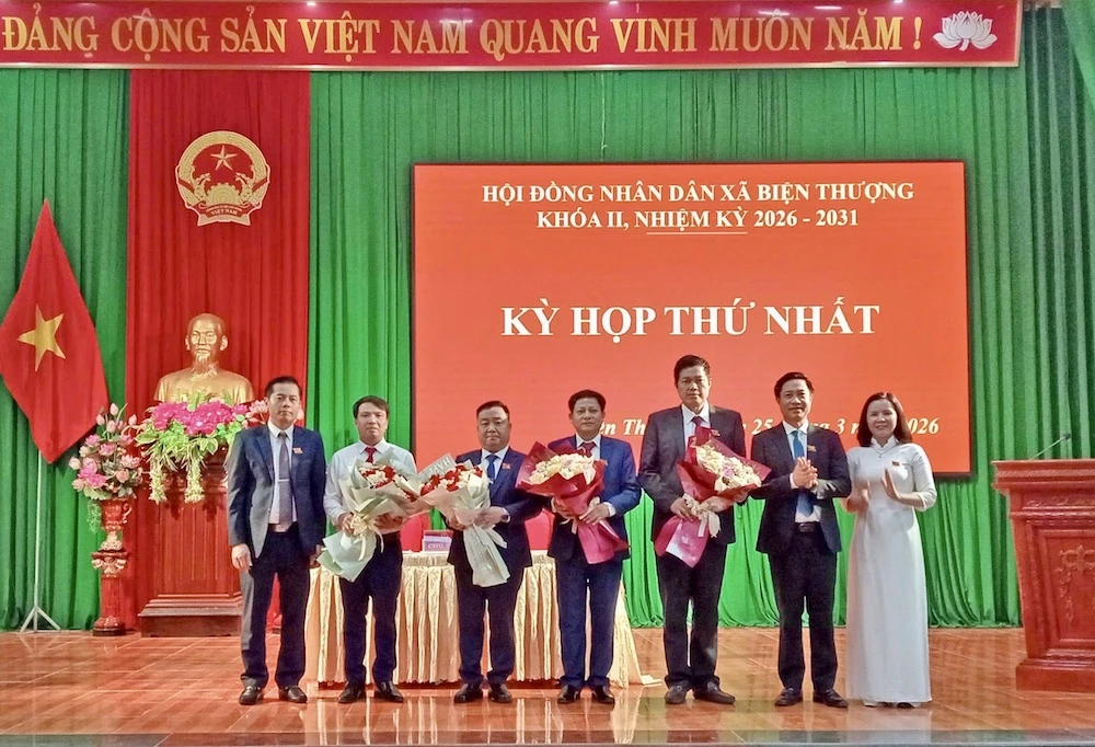 Kỳ họp thứ nhất HĐND xã Biện Thượng khóa II, nhiệm kỳ 2026-2031
