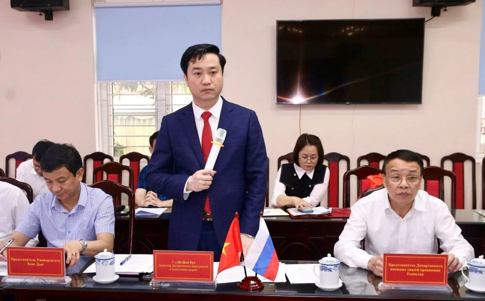 Tăng cường hợp tác giáo dục giữa tỉnh Thanh Hóa với các trường đại học Liên bang Nga