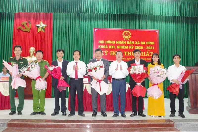 Kỳ họp thứ nhất HĐND xã Ba Đình khóa XXI, nhiệm kỳ 2026-2031