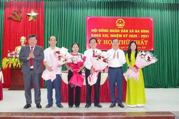 Kỳ họp thứ nhất HĐND xã Ba Đình khóa XXI, nhiệm kỳ 2026-2031