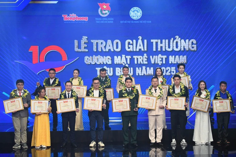 10 Gương mặt trẻ Việt Nam tiêu biểu năm 2025
