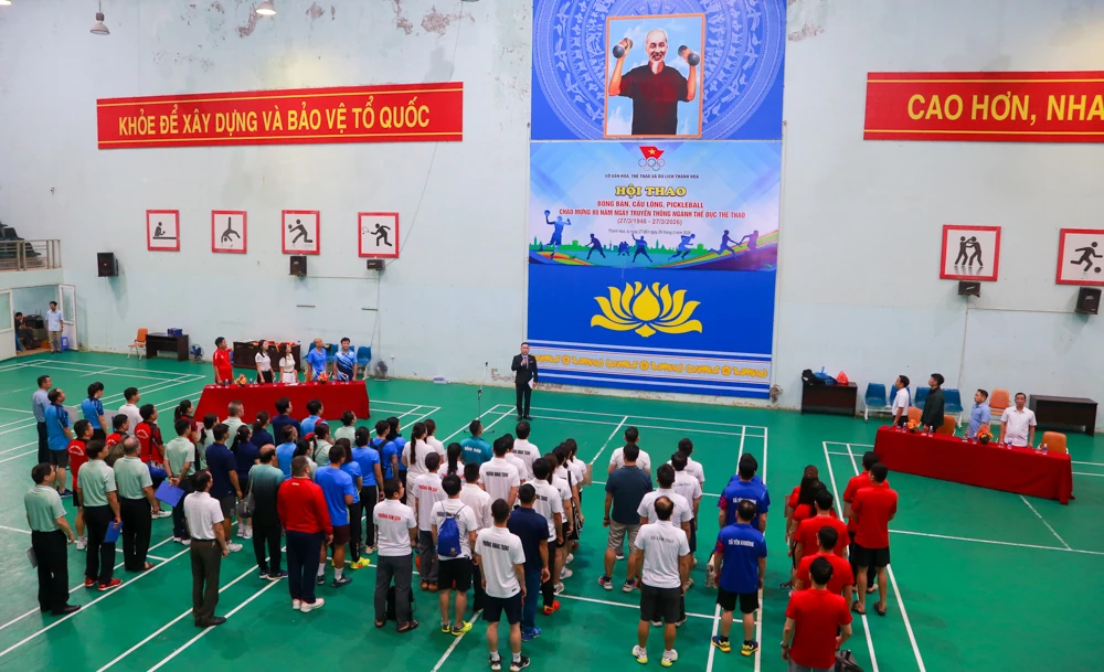Hội thao kỷ niệm 80 năm Ngày truyền thống ngành Thể dục thể thao thành công tốt đẹp