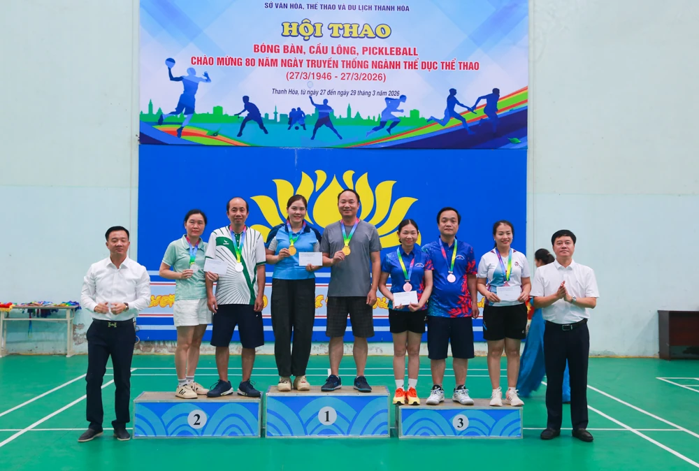 Hội thao kỷ niệm 80 năm Ngày truyền thống ngành Thể dục thể thao thành công tốt đẹp