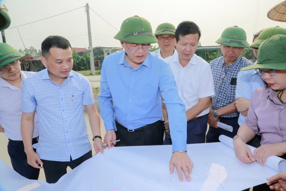 Tập trung tháo gỡ khó khăn, vướng mắc trong giải phóng mặt bằng các hạng mục Tiểu dự án đô thị Tĩnh Gia