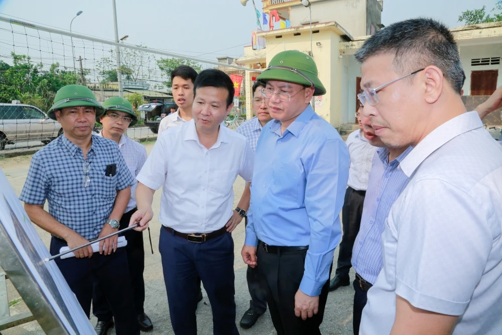 Tập trung tháo gỡ khó khăn, vướng mắc trong giải phóng mặt bằng các hạng mục Tiểu dự án đô thị Tĩnh Gia