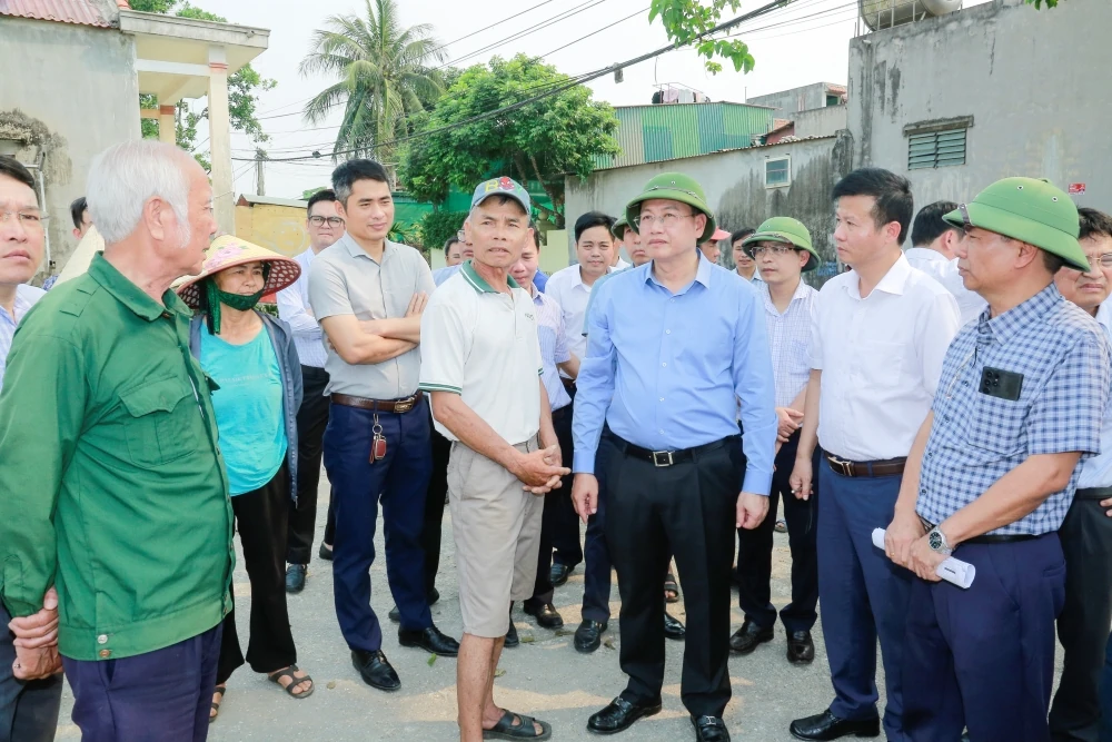 Tập trung tháo gỡ khó khăn, vướng mắc trong giải phóng mặt bằng các hạng mục Tiểu dự án đô thị Tĩnh Gia