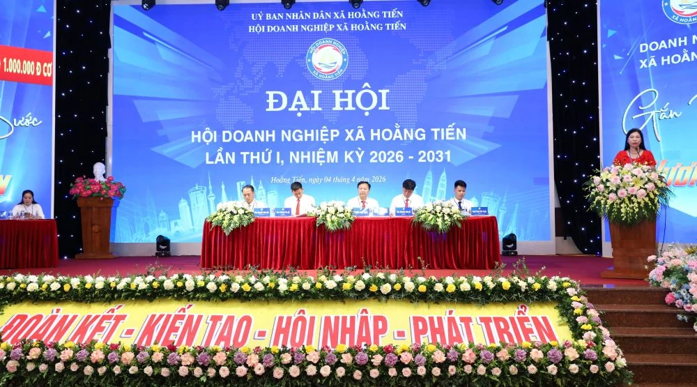 Đại hội Hội Doanh nghiệp xã Hoằng Tiến lần thứ I, nhiệm kỳ 2026-2031