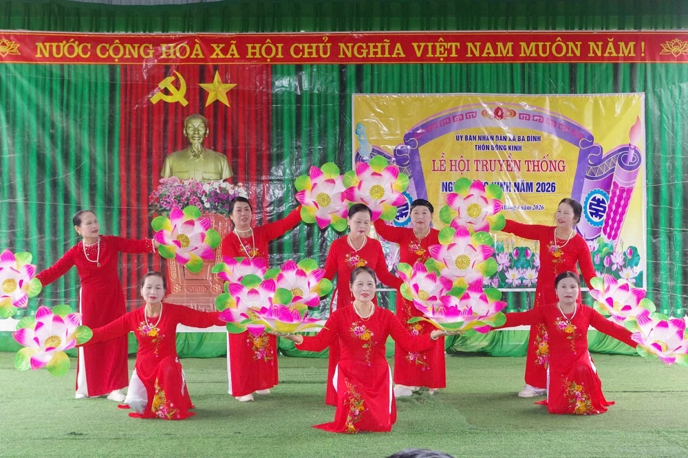 Khai mạc Lễ hội truyền thống nghè Đông Kinh, xã Ba Đình