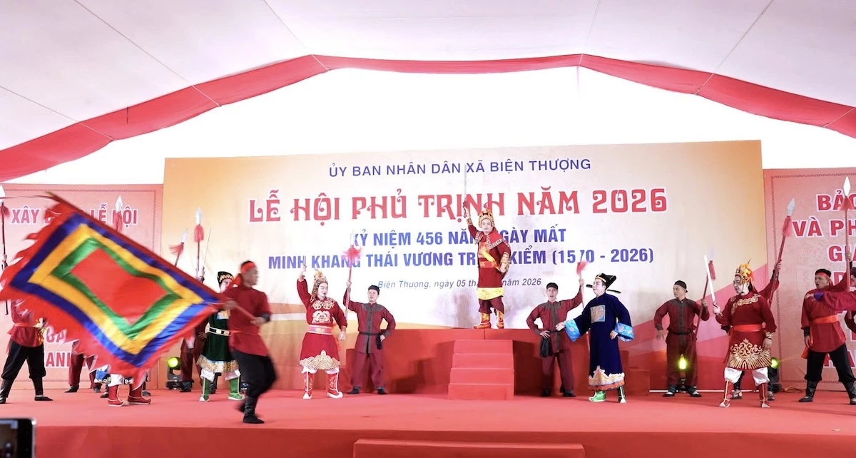 Khai mạc Lễ hội Phủ Trịnh năm 2026, kỷ niệm 456 năm ngày mất Minh Khang Thái vương Trịnh Kiểm