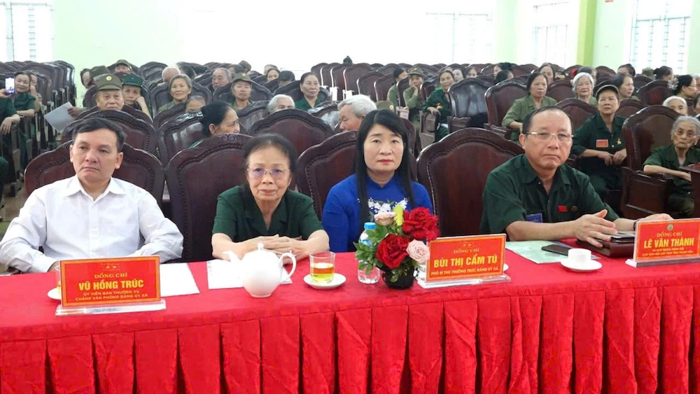 Đại hội đại biểu Hội Cựu Thanh niên xung phong xã Vĩnh Lộc lần thứ nhất, nhiệm kỳ 2026 - 2031