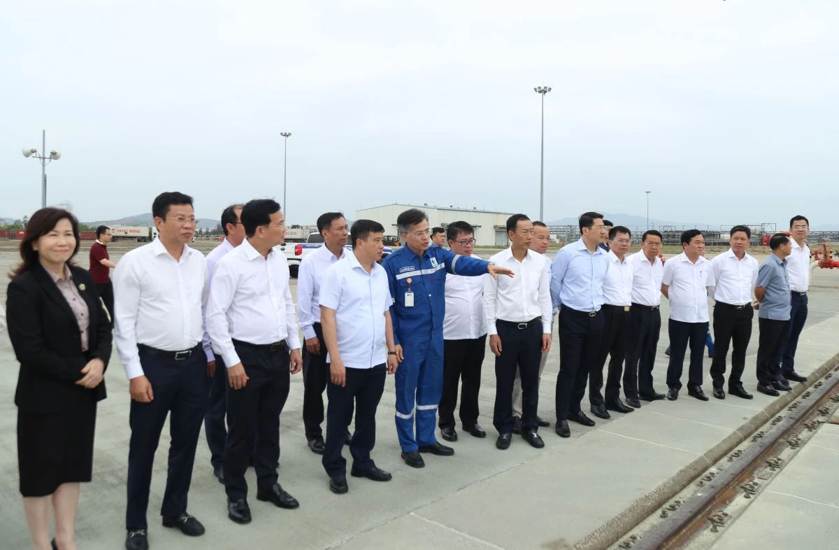 Đoàn công tác tỉnh Lâm Đồng thăm, làm việc tại Khu Kinh tế Nghi Sơn