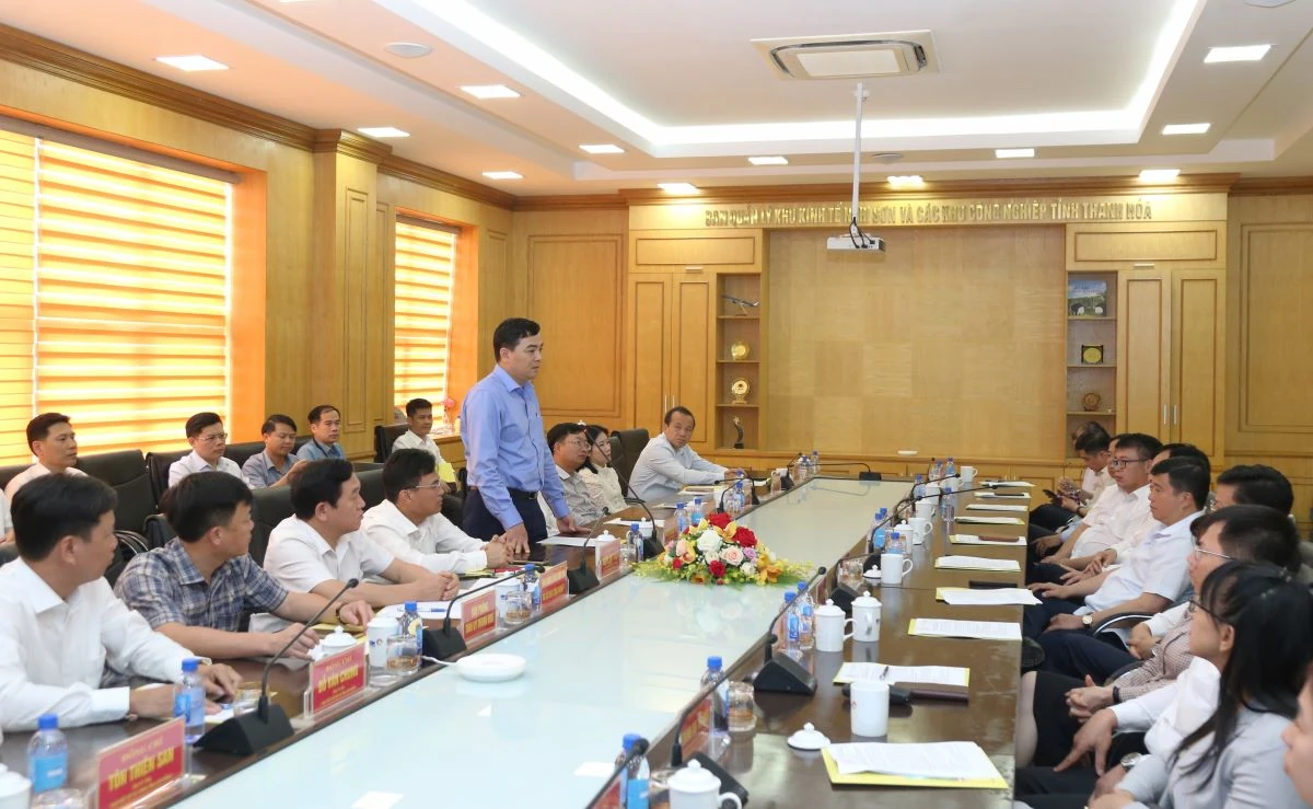 Đoàn công tác tỉnh Lâm Đồng thăm, làm việc tại Khu Kinh tế Nghi Sơn