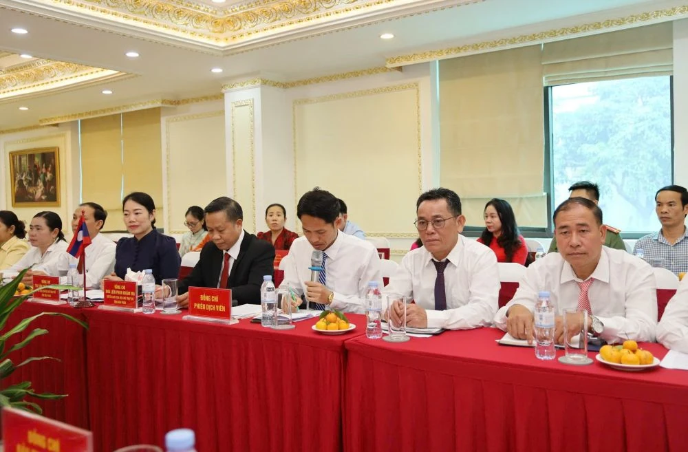 Tăng cường hợp tác giữa Hội CTĐ tỉnh Thanh Hóa và Hội CTĐ tỉnh Hủa Phăn (nước CHDCND Lào)