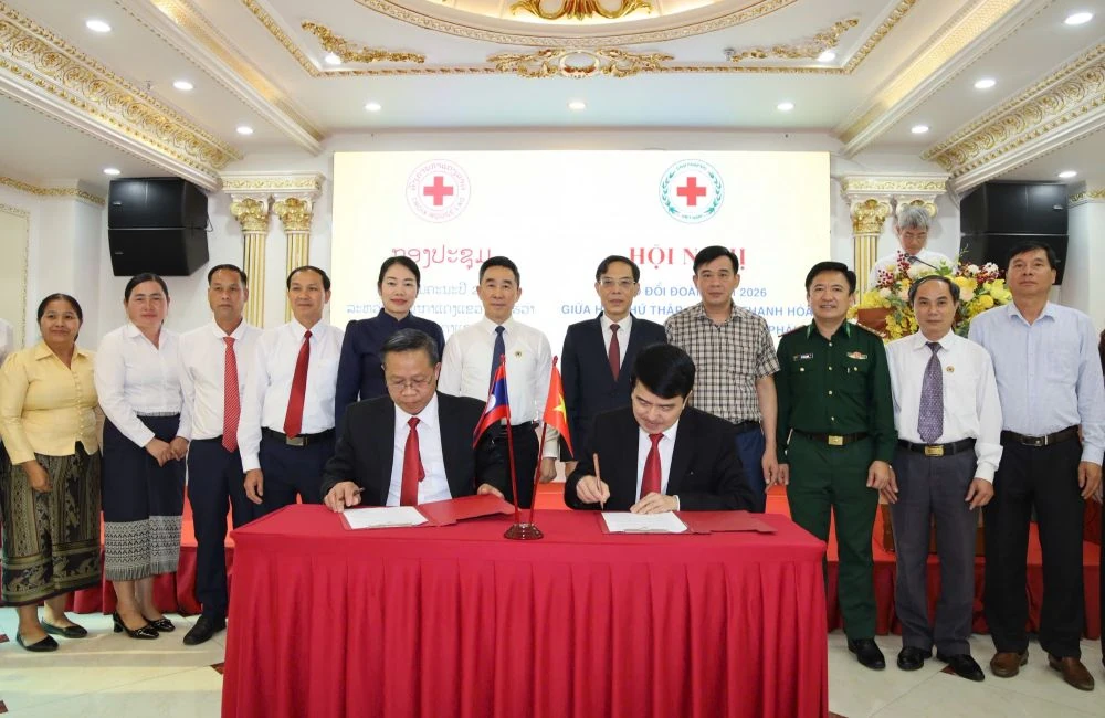 Tăng cường hợp tác giữa Hội CTĐ tỉnh Thanh Hóa và Hội CTĐ tỉnh Hủa Phăn (nước CHDCND Lào)