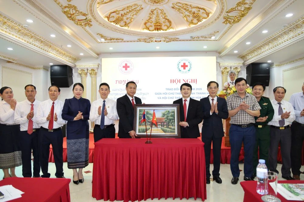 Tăng cường hợp tác giữa Hội CTĐ tỉnh Thanh Hóa và Hội CTĐ tỉnh Hủa Phăn (nước CHDCND Lào)