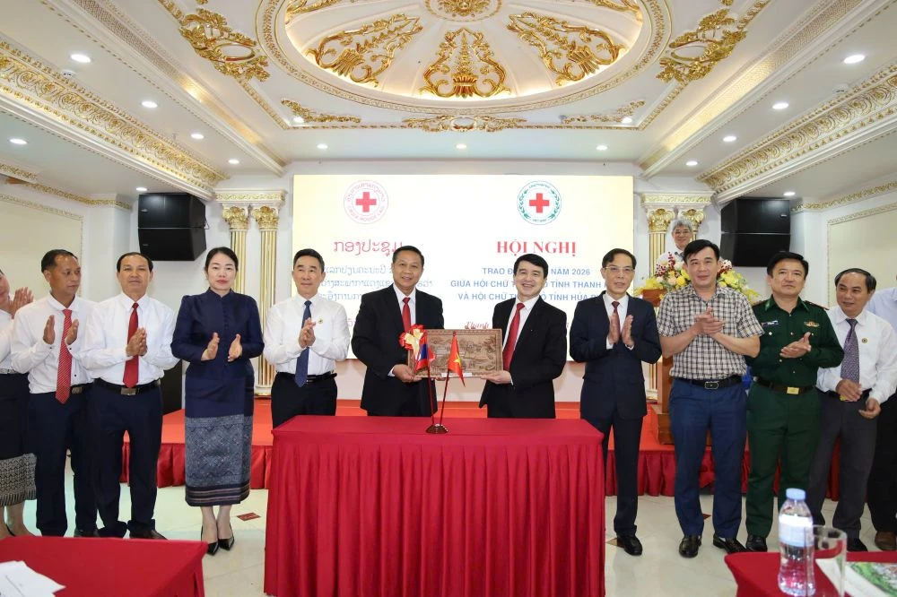 Tăng cường hợp tác giữa Hội CTĐ tỉnh Thanh Hóa và Hội CTĐ tỉnh Hủa Phăn (nước CHDCND Lào)