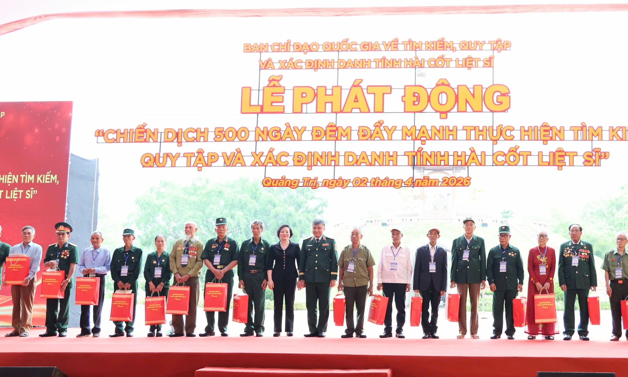 Phó Thủ tướng Phạm Thị Thanh Trà phát động Chiến dịch 500 ngày đêm tìm kiếm, quy tập và xác định danh tính hài cốt liệt sĩ