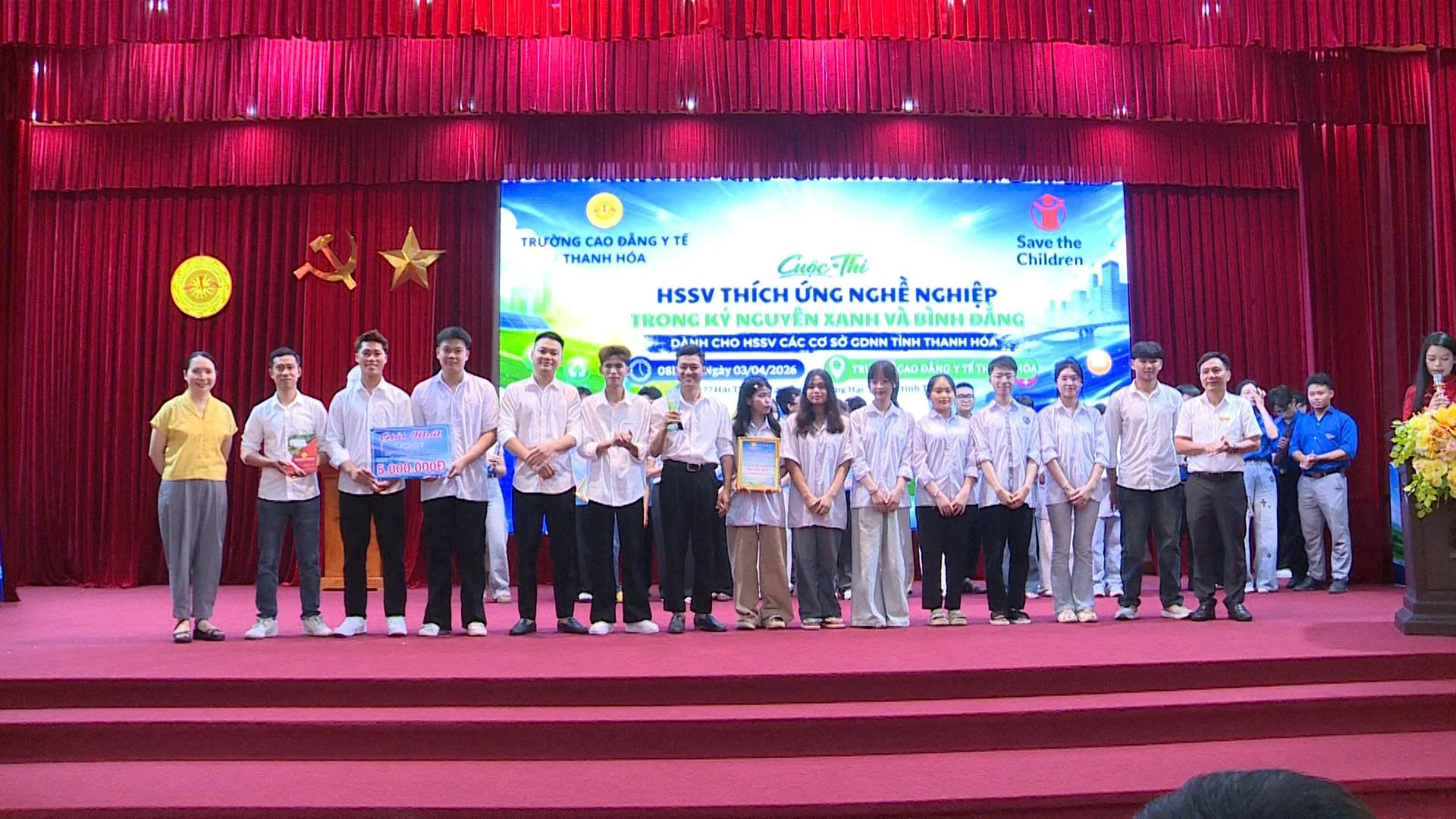 Sôi nổi hội thi “HSSV thích ứng nghề nghiệp trong kỷ nguyên xanh và bình đẳng”