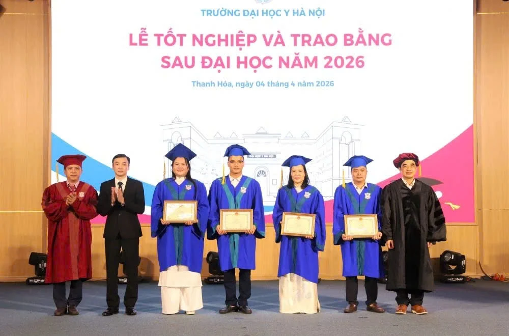 Trường Đại học Y Hà Nội tổ chức Lễ tốt nghiệp và trao bằng sau đại học năm 2026 tại phân hiệu Thanh Hóa