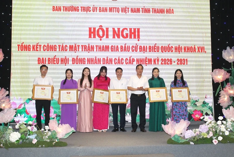 Tổng kết công tác Mặt trận tham gia bầu cử ĐBQH khóa XVI và đại biểu HĐND các cấp