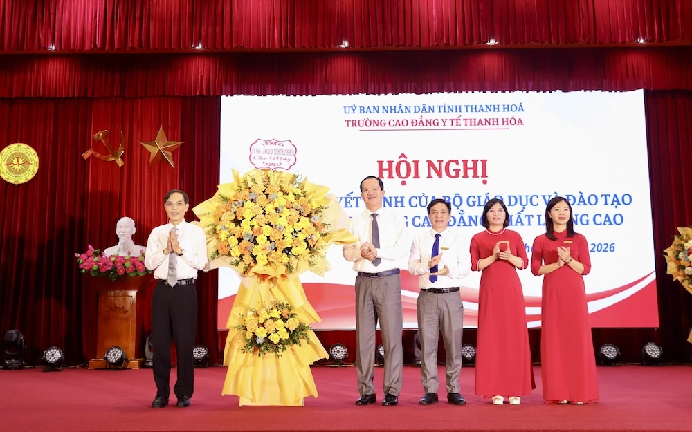 Trường Cao đẳng Y tế Thanh Hóa được công nhận đạt chuẩn chất lượng cao