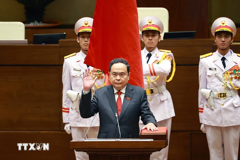 Đồng chí Trần Thanh Mẫn tái đắc cử chức Chủ tịch Quốc hội khóa XVI