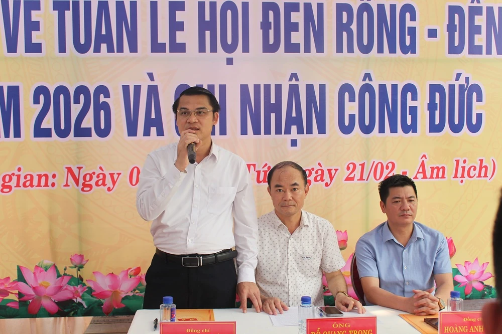 Xã Hà Long thông tin về Tuần lễ hội đền Rồng - đền Nước năm 2026