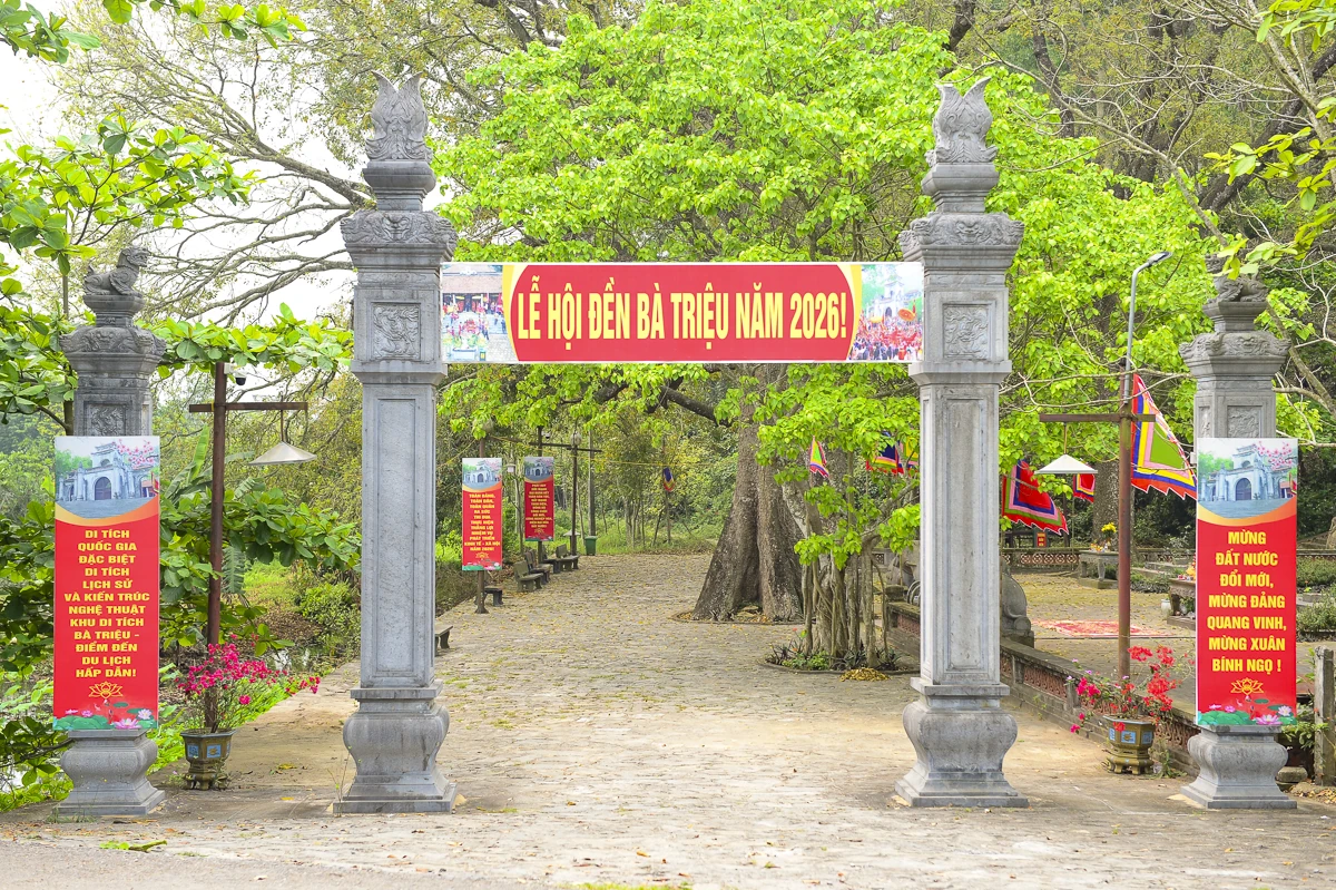 Lễ hội đền Bà Triệu 2026: Đảm bảo trang trọng, tiết kiệm và văn minh