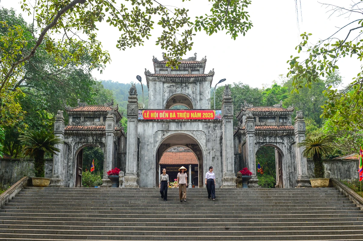 Đền Bà Triệu - dấu ấn tâm linh giữa non xanh xứ Thanh