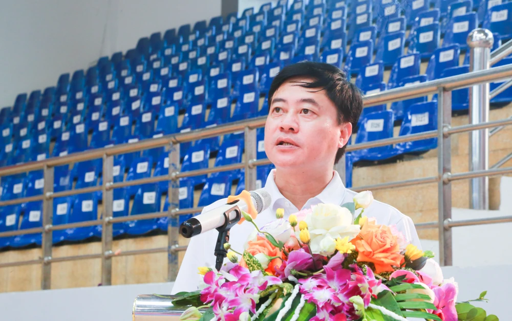 Khởi tranh môn Taekwondo trong khuôn khổ Đại hội Thể dục Thể thao tỉnh