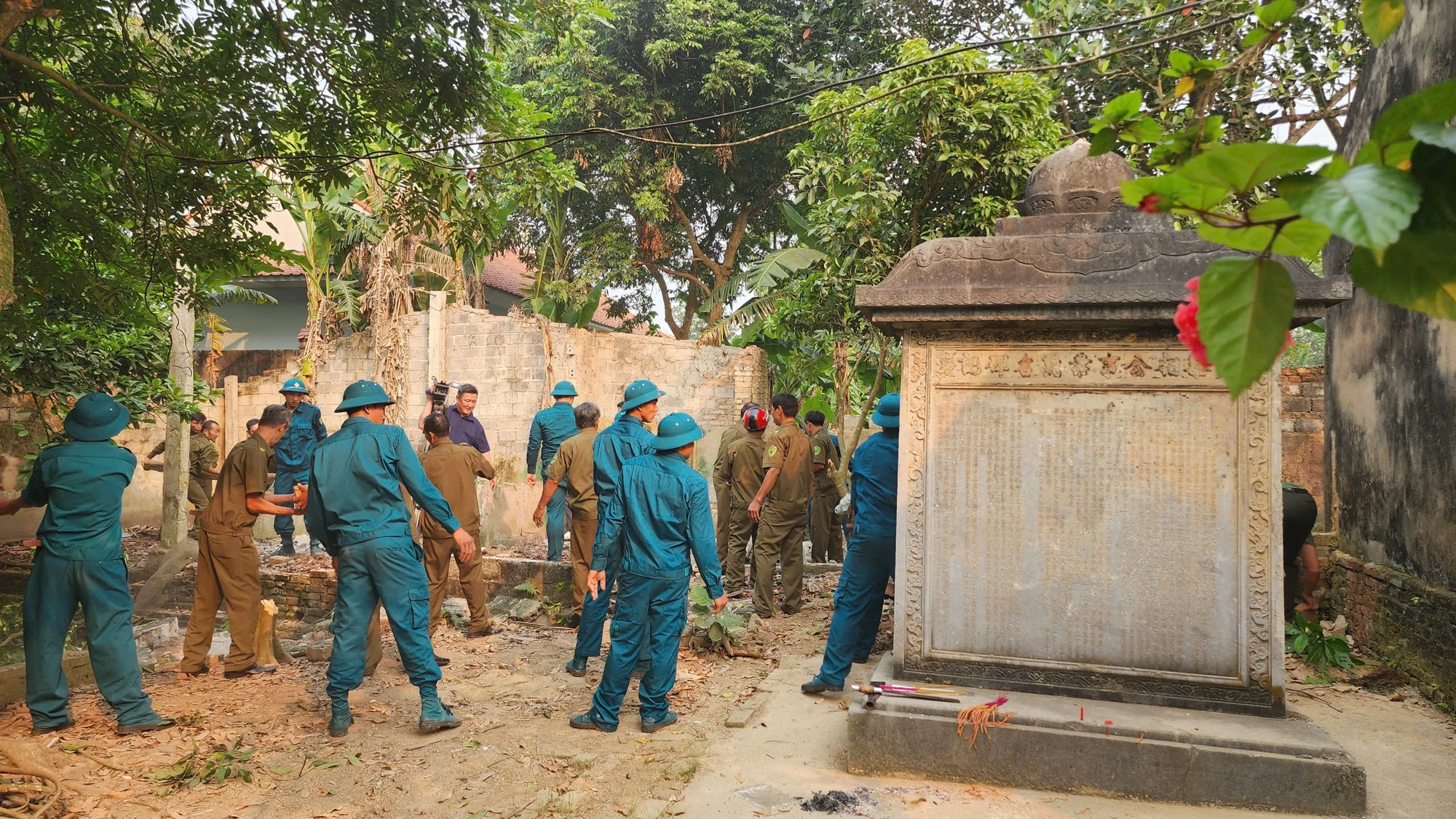 Xã Thọ Phú vào cuộc bảo vệ bia cổ có niên đại 300 năm