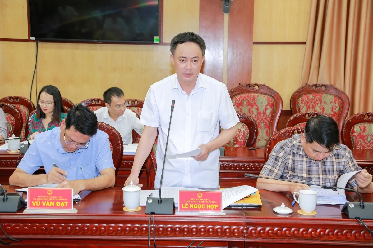 Phiên họp chuyên đề UBND tỉnh: Cho ý kiến vào các tờ trình về công tác phân cấp quản lý tổ chức bộ máy