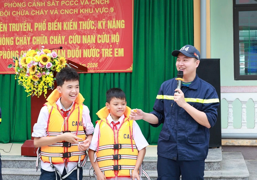 Thiệu Hóa tăng cường tuyên truyền phòng, chống đuối nước và kỹ năng an toàn cho học sinh