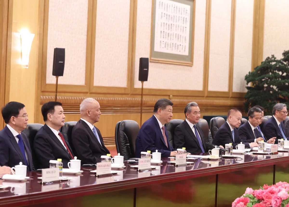 Tổng Bí thư, Chủ tịch nước Tô Lâm hội đàm với Tổng Bí thư, Chủ tịch Trung Quốc