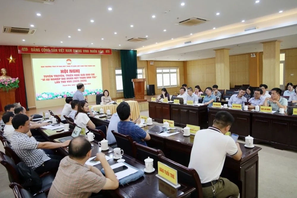 Thời gian nhận tác phẩm tham dự Giải báo chí Vì sự nghiệp Đại đoàn kết toàn dân tộc từ ngày 23/6 đến hết ngày 31/7/2026