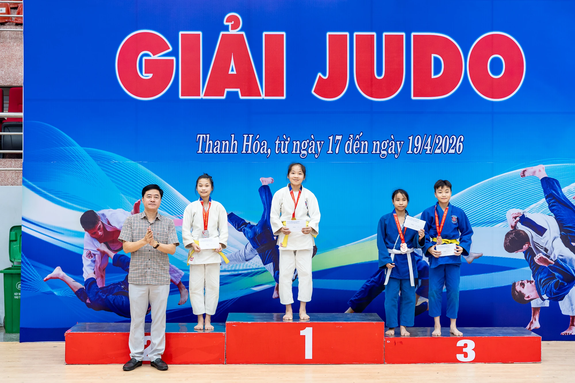 Phường Hạc Thành thống trị sàn đấu Judo tại Đại hội TDTT tỉnh Thanh Hóa lần thứ X