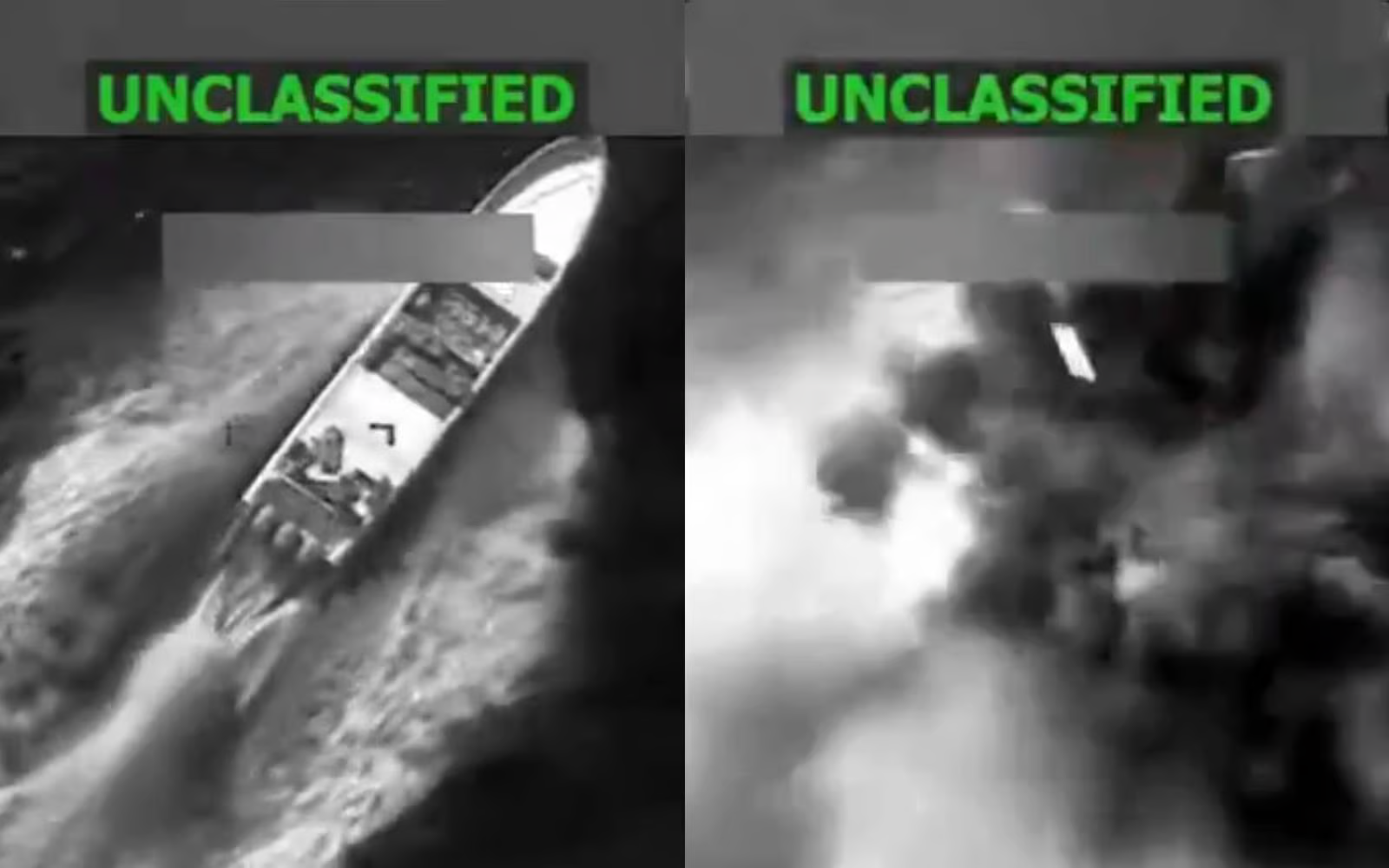 Mỹ tấn công các tàu nghi buôn ma túy ở Đông Thái Bình Dương