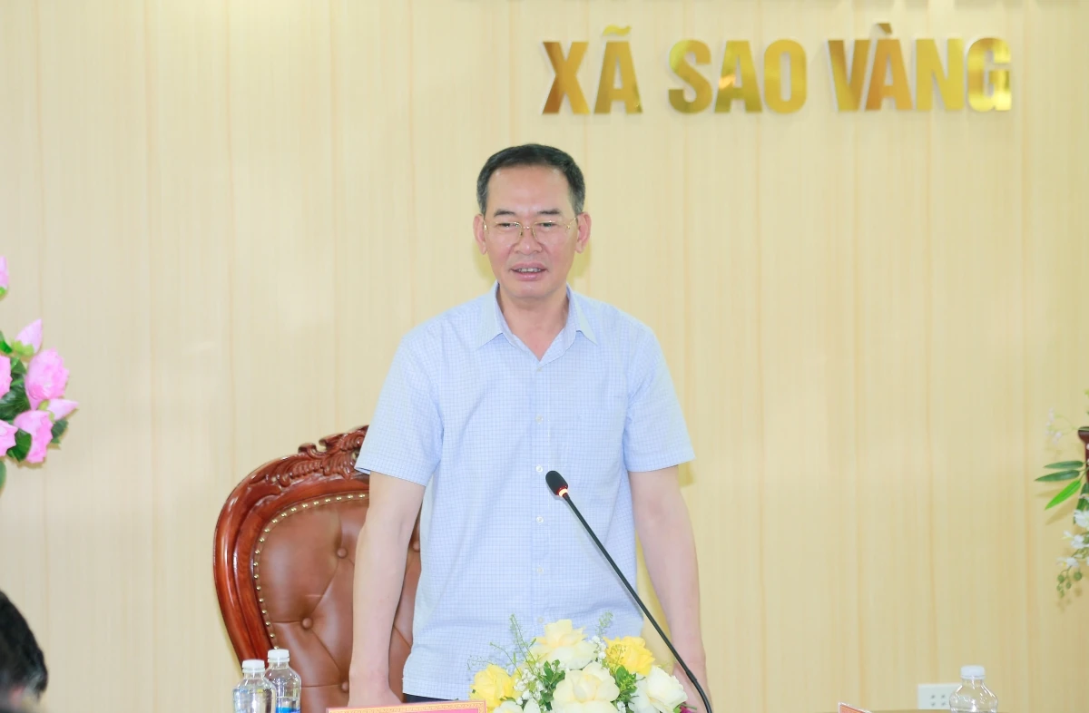 Xã Sao Vàng tập trung khai thác tối đa tiềm năng, lợi thế, cụ thể hóa mục tiêu phát triển kinh tế - xã hội