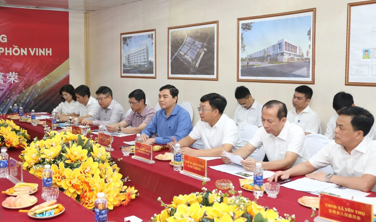 Chủ tịch UBND tỉnh Nguyễn Hoài Anh kiểm tra tiến độ thi công Dự án Thung lũng Gốm sứ Asean Việt Nam