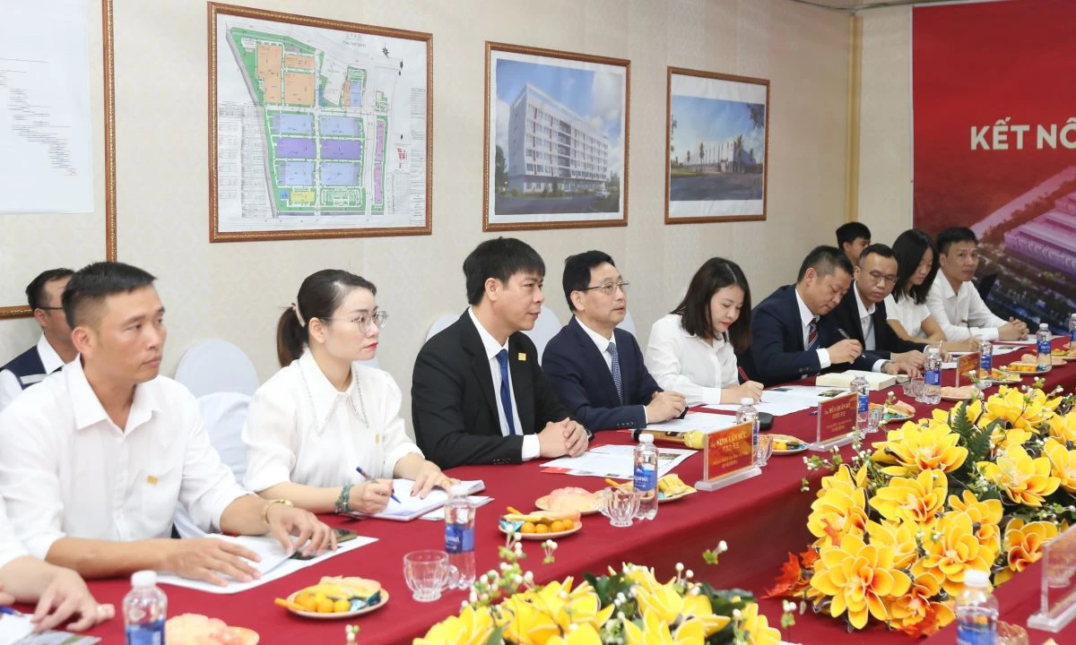 Chủ tịch UBND tỉnh Nguyễn Hoài Anh kiểm tra tiến độ thi công Dự án Thung lũng Gốm sứ Asean Việt Nam