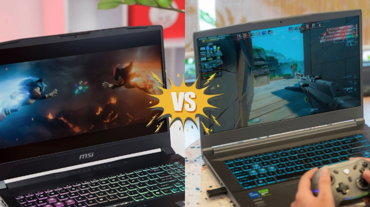 MSI Katana vs MSI Thin 15 : So sánh thiết kế, cấu hình, hiệu năng