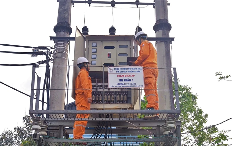 Điện lực Thường Xuân cải tạo hệ thống điện phục vụ dân sinh và sản xuất