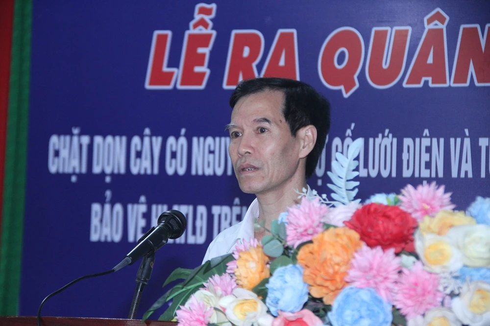 Ra quân giải phóng hành lang an toàn lưới điện cao áp tại Như Thanh