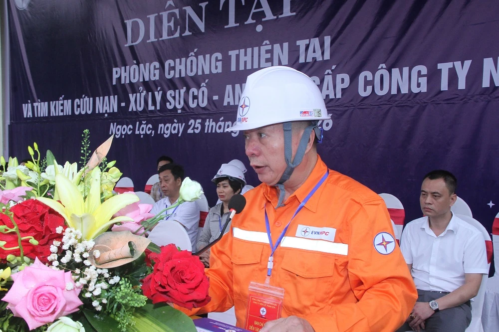 Công ty Điện lực Thanh Hóa diễn tập phòng chống thiên tai và tìm kiếm cứu nạn năm 2026