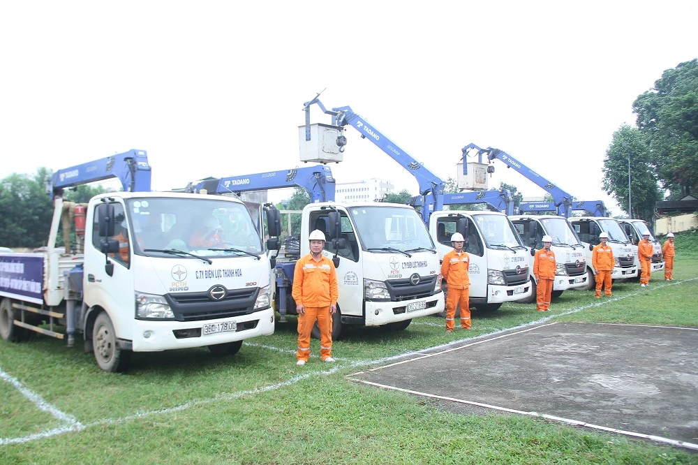 Công ty Điện lực Thanh Hóa diễn tập phòng chống thiên tai và tìm kiếm cứu nạn năm 2026