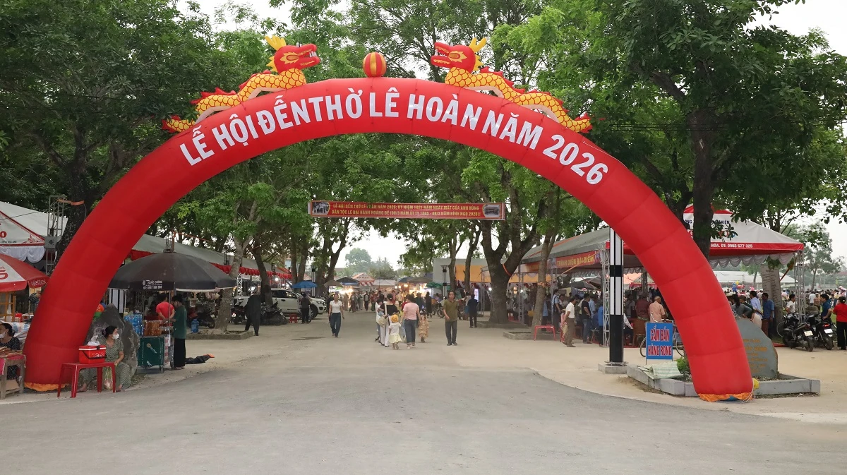 Nhiều sản phẩm OCOP hội tụ tại lễ hội Đền thờ Lê Hoàn