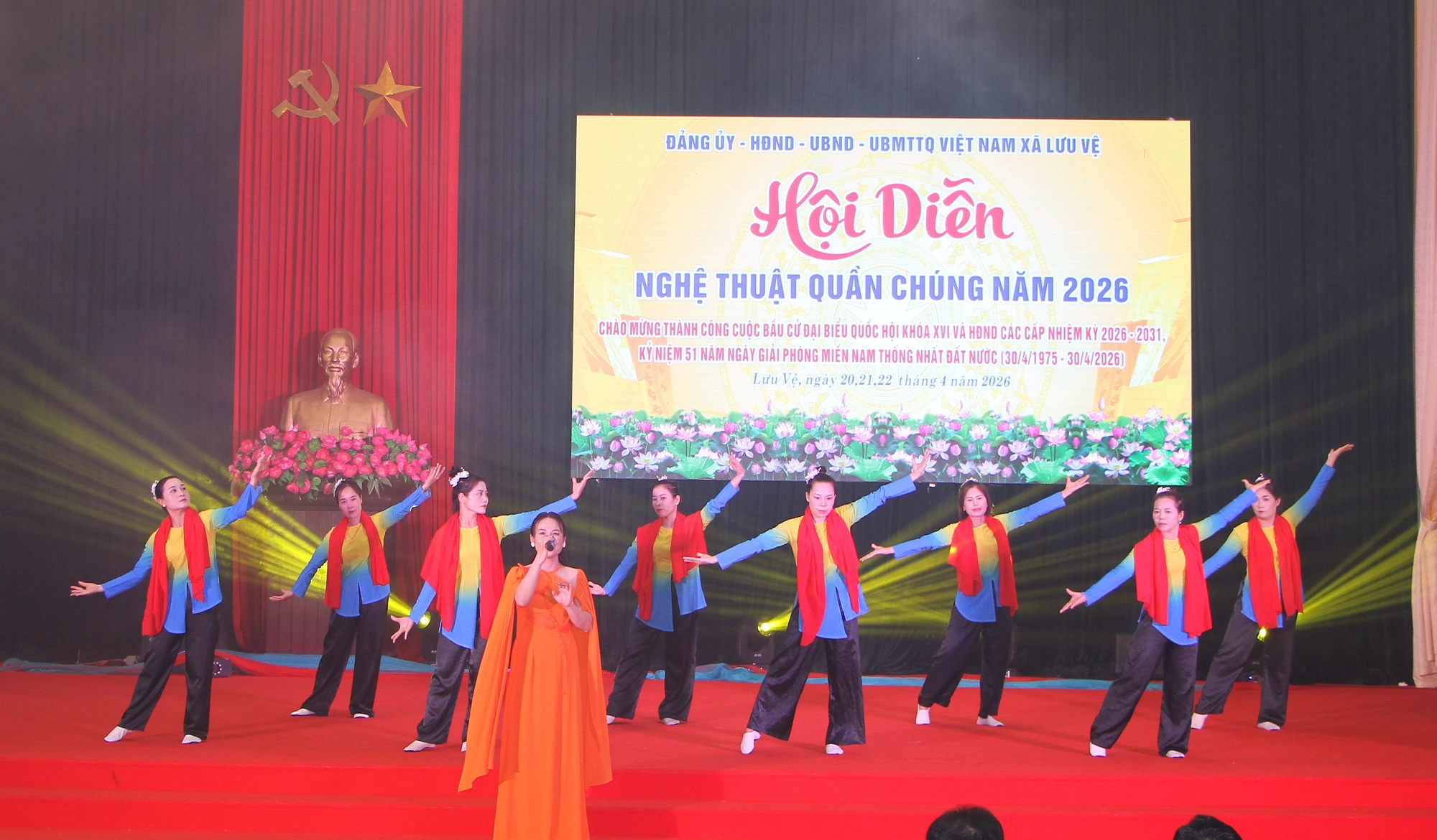 Chung kết hội diễn văn nghệ quần chúng xã Lưu Vệ